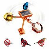 Solar Bird Deterrents For Outside,Bird Repellent Outdoor For Wind Drive,Bird Repeller Animal Repeller For Orchard Field Airport Garden Backyard