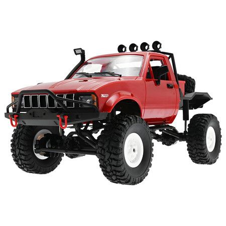 RC Crawler, RC Truck Remote Control Rock Crawler Off-Road Racing Vehicles 1:16 2.4G 2CH 4WD Offroad Semi Trucks All Terrain Car RC Pickup for Age15 Up