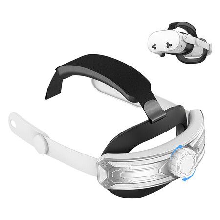Head Strap for Meta Quest 3S, VR Headset Accessories, Replacement for Elite Strap, Compatible with Oculus/Meta Quest 3S, Reduces Head Pressure