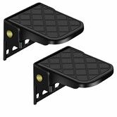 Folding Truck Bed Step,Camper Steps Folding,RV Steps,Trailer Folding Sateps,Tailgate Ladder for RV,Campers,Dump/Fatbed/Boat Trailer (2 Pack)