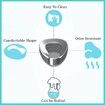 Stainless Steel Bedpans Firm Thick Stable Bedpan Heavy Duty Smooth Countoured for Male Female Bed-Bound Patient Personal Care