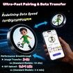 Chamii Ani-Pin Ultra Digital LED Display Badge & Digital Pin with Touch Screen,Customizable Anime Style Wearable,Smart Button for Parties,Cosplay,Fandoms
