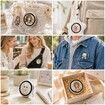 Chamii Ani-Pin Ultra Digital LED Display Badge & Digital Pin with Touch Screen,Customizable Anime Style Wearable,Smart Button for Parties,Cosplay,Fandoms