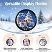 Digital Badge Pin with Anime Themed Pixel Screen Smart E-Badge for Backpacks Cool Button Display Photo Name Tag