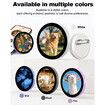 Anime Digital Badge Pin,Smart E-Badge with 1.7-inch HD Pixel Screen,Bluetooth-Enabled,Customizable GIFs & Images,Lightweight Cyberpin for Anime Fans Purple