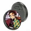 Anime Digital Badge Pin,Smart E-Badge with 1.7-inch HD Pixel Screen,Bluetooth-Enabled,Customizable GIFs & Images,Lightweight Cyberpin for Anime Fans
