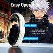 Anime Digital Badge Pin,Smart E-Badge with 1.7-inch HD Pixel Screen,Bluetooth-Enabled,Customizable GIFs & Images,Lightweight Cyberpin for Anime Fans