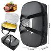 21 Inch BBQ Blanket,Leak-Proof Insulated Meat Resting Bag,Portable BBQ Pouch for Brisket,Pork Shoulder,Turkey,Barbecue Gift for Men(Black)