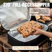 21 Inch BBQ Blanket,Leak-Proof Insulated Meat Resting Bag,Portable BBQ Pouch for Brisket,Pork Shoulder,Turkey,Barbecue Gift for Men(Black)