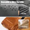 21 Inch BBQ Blanket,Leak-Proof Insulated Meat Resting Bag,Portable BBQ Pouch for Brisket,Pork Shoulder,Turkey,Barbecue Gift for Men(Black)