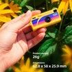 Thumb Camera,Mini Keychain Digital Camera,1080p HD Video Recorder,Retro Compact Mini Pocket-Sized (Yellow)