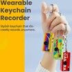 Thumb Camera,Mini Keychain Digital Camera,1080p HD Video Recorder,Retro Compact Mini Pocket-Sized (Yellow)