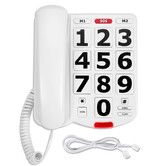 Large Number Phones for Seniors,Big Button Land Line for Seniors,110dB+ Ringer Volume & 80dB+ Earpiece Volume