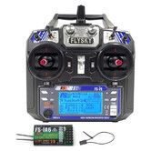 FS-i6 6CH 2.4GHz Radio System RC Transmitter Controller w/FS-iA6 Receiver for RC Helicopter Plane Quadcopter Glide, Mode_2