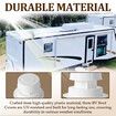 2Pcs RV Roof Vent Cover Kits with Putty Tape and Screws, Camper Vents Cap for Trailer RV Roof Vent Cover Replacement, White