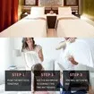 Bed Bridge Twin To King Converter Kit,Bed Gap Eliminator & Split King Filler,Mattress Connector With Adjustable Anti-Slip Strap For King & Queen White
