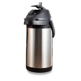 3L Airpot Coffee Carafe Thermal for Keeping Hot, Airpot Thermal Coffee Dispenser with Pump, Double Walled Vacuum Insulated Dispenser for Hot or Cold