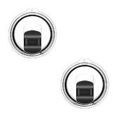 20 oz Tumbler Lids for Yeti, 2 Pcs Replacement Magnetic Spill-Resistant Lids for Yeti 20 oz Tumbler, 10 oz Mug, 10 oz Lowball with Magnetic Slider Switch