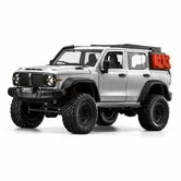 1/12 RC Crawler,MN300 RC Rock Crawler 4x4 4WD Off Road Wrangler-Style Truck,2-Speed Transmission Remote Control Car with Lights & Openable Doors(Silver)