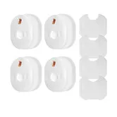 4 Pack Filter Replacement for Shark Rocket Vacuum HV300 HV301 HV300W HV302 HV305 HV310 UV450 Foam and Felt Filter Kit