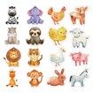2000PCS Cute Animal Stickers Roll for Kids,Teacher Reward Stickers for Classroom,Decals for Water Bottles,Party Favors & School Supplies