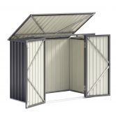 Giantz Garden Shed Wheelie Bin Storage Enclosure Outdoor Lockable Steel Cabinet