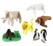 Endangered Species Large Animal Kingdom 3D Bath Puzzle Set with 118ml Bubble Bath