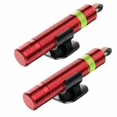 2 Pack Car Safety Hammer Seatbelt Cutter, Window Breaker Seat Belt Cutter, Life Saving Safe Emergency Escape Tool (Red)
