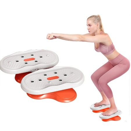 Split Ab Twister Board For Exercise,Waist Twisting Disc For Core Workout,Noiseless Balance Board Home Gym Fitness Equipment For Women Men