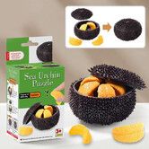 3D Sea Urchin Shape Puzzle Toy,Spatial Logic Brain Teaser for Kids Learning,ABS Geometric Space Sense Exercise,Children Birthday Educational Gift