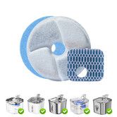 4 Packs Cat Water Fountain Filters Replacement Filters for Automatic Pet Fountain, 4.13inch Filters For Cat Water Fountain