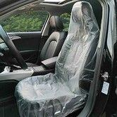 100 Pcs Disposable Seat Covers, Car Disposable Universal Plastic Seat Covers for Airplane Seats, Salon Chairs, Restaurant Seats, Bus Seats and More