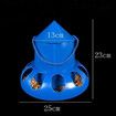 Automatic Pigeon Feeder, 11 Port Spill-Proof Bird Feeder with 7kg Capacity, Durable PP Chicken Trough for Parrots, Doves, Wild Birds