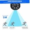 8 LED IP65 Waterproof Infrared Solar Motion Lights with Toggle Switch Camera-Like 3 Mode Wall Mounted 3 for Garden Yard