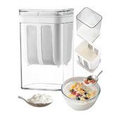 Greek Yogurt Strainer, 1800ml Multi Yoghurt Maker Strainer with Fine Mesh Bag & Lid for Thick Greek Yogurt, Soybean Milk, Kefir, Berries, Soup, Fruit Juice