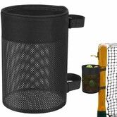 Foldable Pickleball Ball Holder Mesh Storage Bag,Hanging Ball Organizer with Adjustable Straps,Large Capacity Hold Up to 18 Balls for Tennis Golf Use