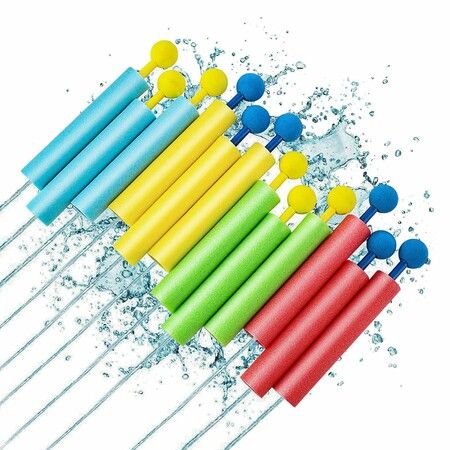 Water Guns 12 Pack,Super Water Blaster Soaker Foam Squirt Guns Bulk Beach Pool Outdoor Toys Summer Party Family Games