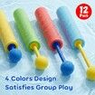 Water Guns 12 Pack,Super Water Blaster Soaker Foam Squirt Guns Bulk Beach Pool Outdoor Toys Summer Party Family Games