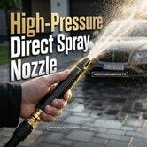 High Pressure Power Washer Nozzle with Metal Connector Set, Nozzle Power Washer for Garden Hose, Car Washing and Outdoor Cleaning