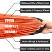 Orange Emergency Sleeping Bag Lightweight Survival Sleeping Bags Thermal Bivy Sack Portable Emergency Blanket for Camping Hiking Outdoor Activities