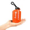 Orange Emergency Sleeping Bag Lightweight Survival Sleeping Bags Thermal Bivy Sack Portable Emergency Blanket for Camping Hiking Outdoor Activities