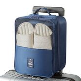 Blue 30x23x13 cm Travel Shoe Bag Portable Shoe Storage Bag for Business Trips Travel Luggage Shoe Pouch Organizer Dustproof Suitcase Organizer