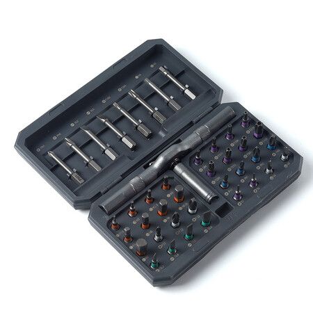 42 in 1 Magnetic Screwdriver Set for Fathers Day Gift, Screwdriver Set with T Handle and Storage Case, for Men Gift, Furniture, Computer, Bicycle