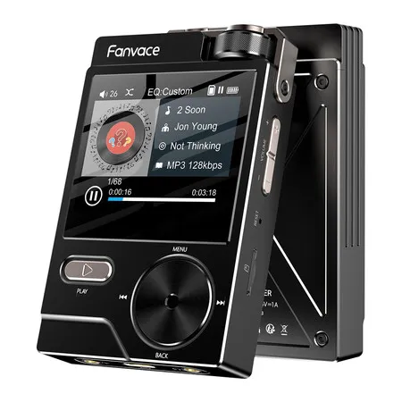 64GB HiFi MP3 Player, Lossless DSD High-Resolution Digital Audio Music Player, Portable DAC FLAC Audio Player, 192Khz/24bit, Portable Audio Player