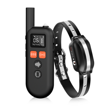 NO SHOCK Remote Humane Training Collar Gentle vibrate Ultrasonic Beep Tactile Pulse Modes 3300FT Range Security Lock For Small Medium Large Dogs No Prongs