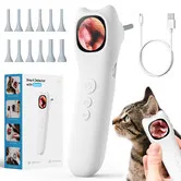 1080P Digital Otoscope Ear Camera with 1.21 inch Standalone Screen,Lighted Nose Throat Skin Checker,Earwax Removal Tool Kit for Family Pet