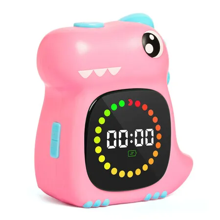 Visual Timer for Kids, 99 Minute Digital Cute Kids Visual Timer Classroom Timer for Home School Study Teaching Time Management Pink