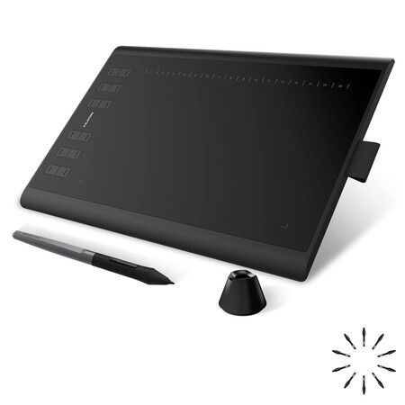 Inspiroy H1060P Graphics Drawing Tablet, 10 x 6.25 inches Digital Art Tablet for Mac, Windows PC and Android