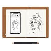 Note 2 in 1 Digital Notebook Drawing Tablet With Battery-free Pen, Bluetooth Wireless Paper Tablet Electronic Writing Pad for Note-taking, 9.5x7inch