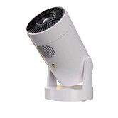 Mini Portable Projector with Built-in Rechargeable Battery for Outdoor, 1080P Supported, Home Theater with 210 Degree Mount
